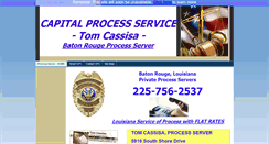 Desktop Screenshot of batonrougeprocessserver.com